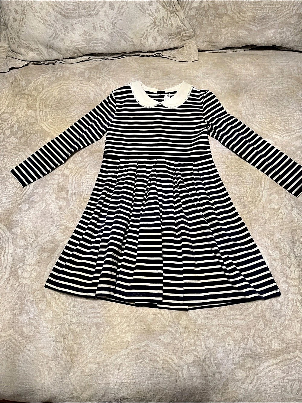 The Heritage Collection by Rachel Riley Girls Striped Collared Dress